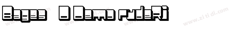 Bages 3D Demo rudeRi字体转换